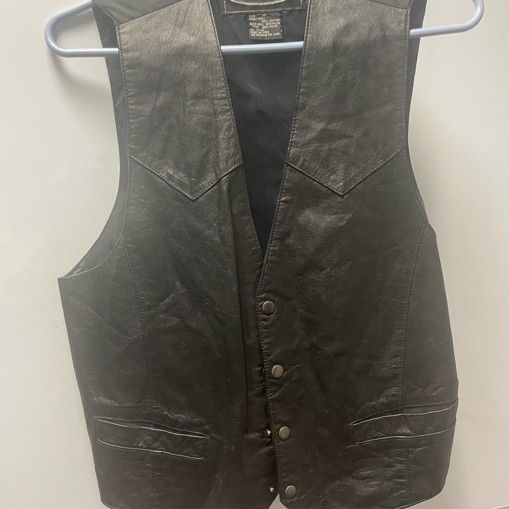 VINTAGE Dual Control Leather Vest